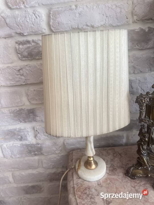Wysoka lampa z marmuru sprzedam