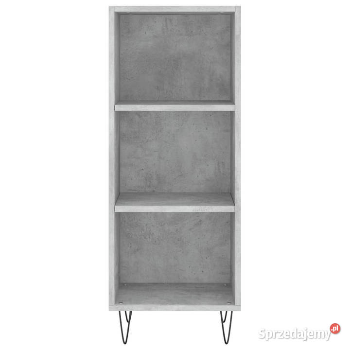 Wysoka szafka szarość betonu 345x34x180 mazowieckie Warszawa