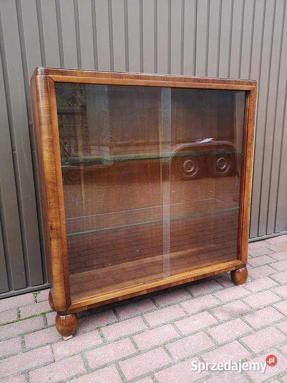 Witryna Biblioteka Serwantka ARTDECO Orzech Swarzędz sprzedam