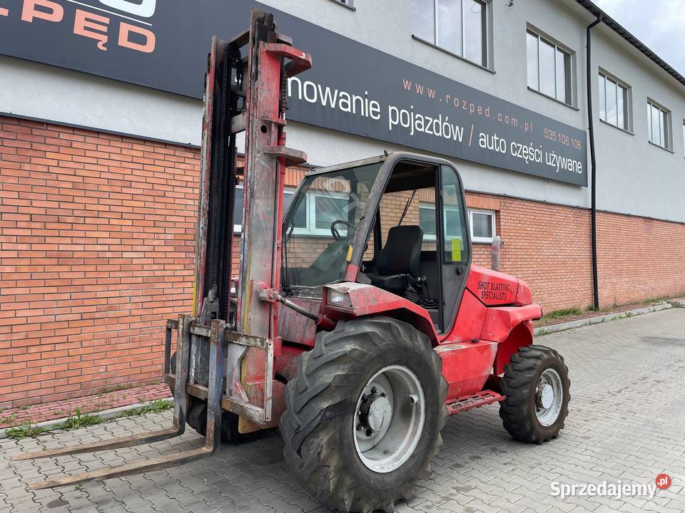 Wózek widłowy Terenowy Manitou M264 4x4 M30 JCB diesel łódzkie Ujazd