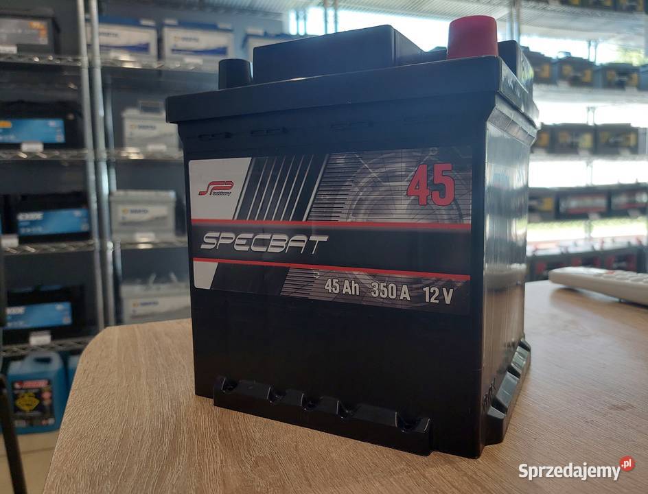 Akumulator SPECBAT 45Ah 350A EN Kostka dowóz