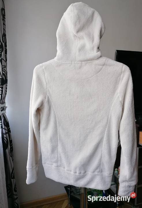 BIAŁA BLUZA Z KAPTUREM HALENS R 3638