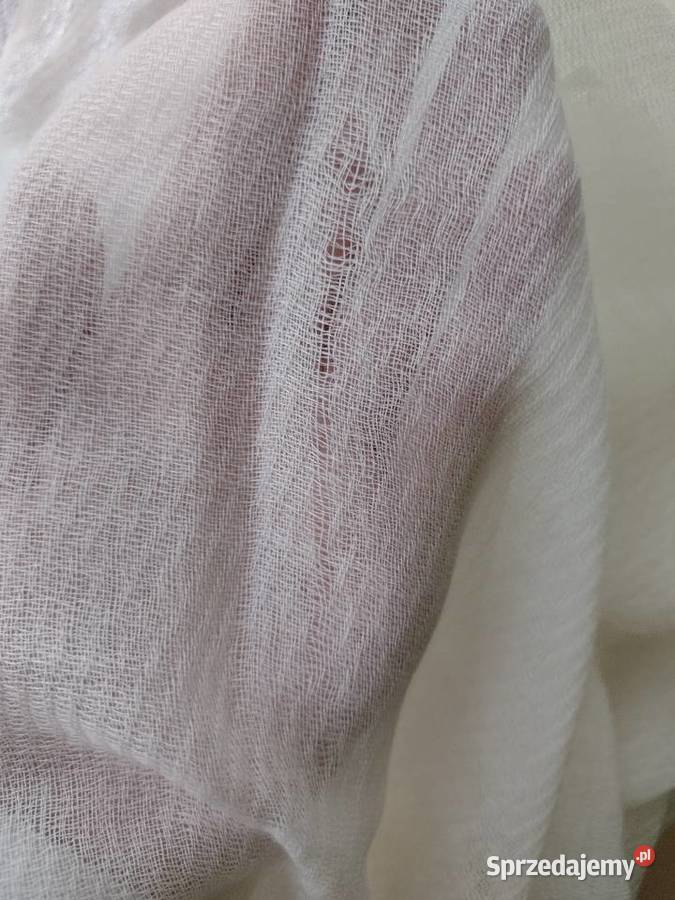 Wełniano jedwabny szal wieczorowy jedwab małopolskie Kraków