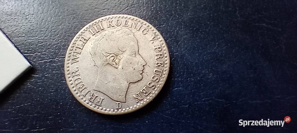 Stare monety 16 talara 1827 D Niemcy srebro Lesko