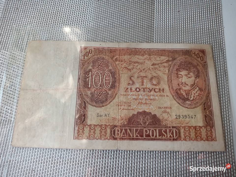 Banknot 100 złotych 1932r II RP Katowice