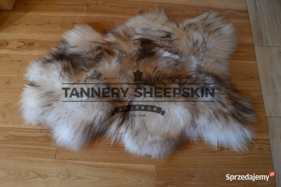 Skóra OwczaSkóry Owcze Biało Szare Island Muflon