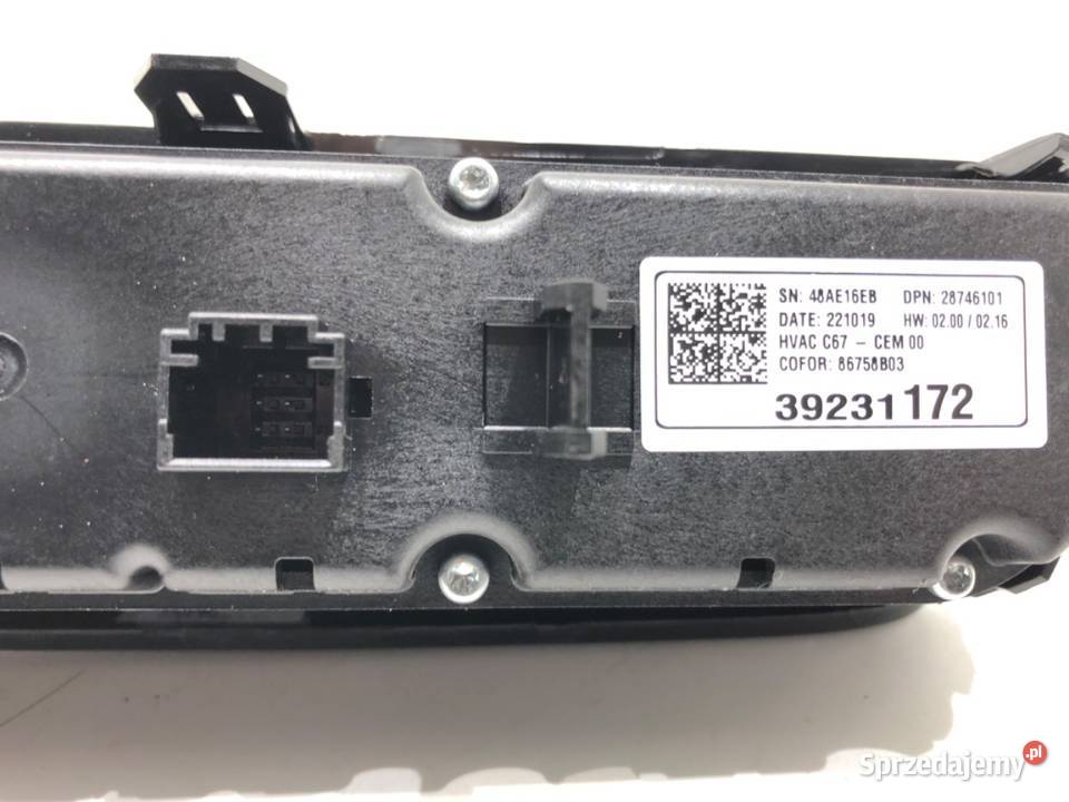 PANEL STEROWANIA NAWIEWU OPEL CORSA F 39231172 podkarpackie