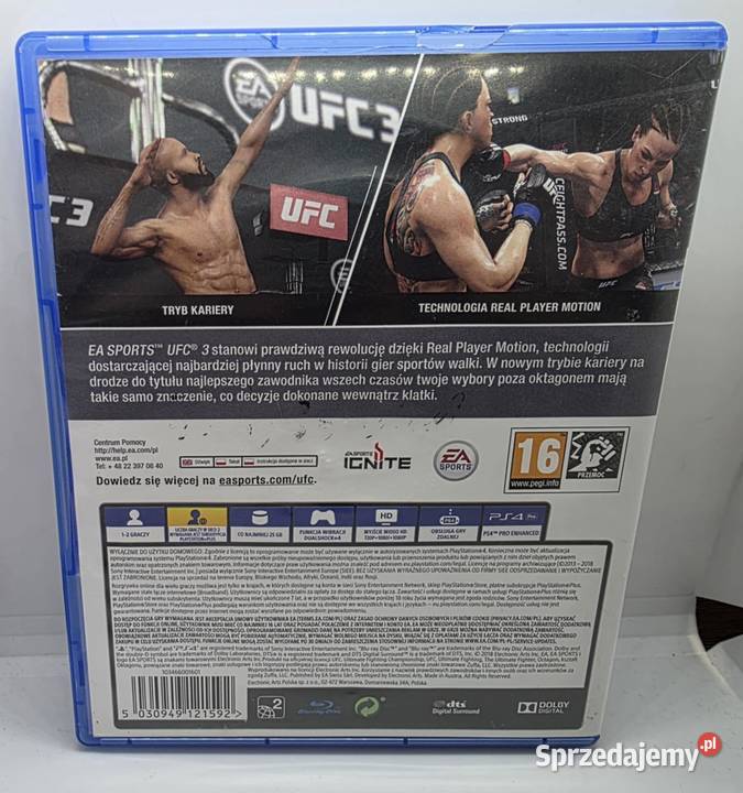 Gra UFC 3 4 sprzedam