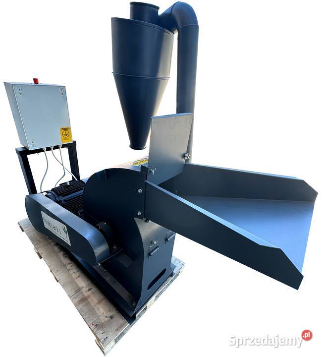 Młyn Bijakowy Śrutownik duża moc 15 kW do 1000 h nieuszkodzony Zrębice