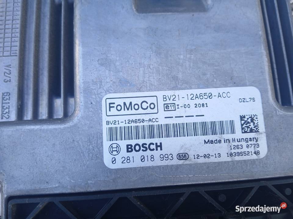 Komputer sterownik silnika Ford Fiesta Mk7 VII Radłów