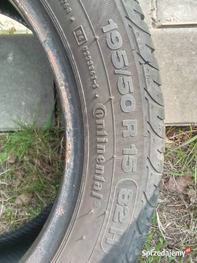 4 opon letnie Continental 19550R15 prawie 7 mm lato Opole sprzedam