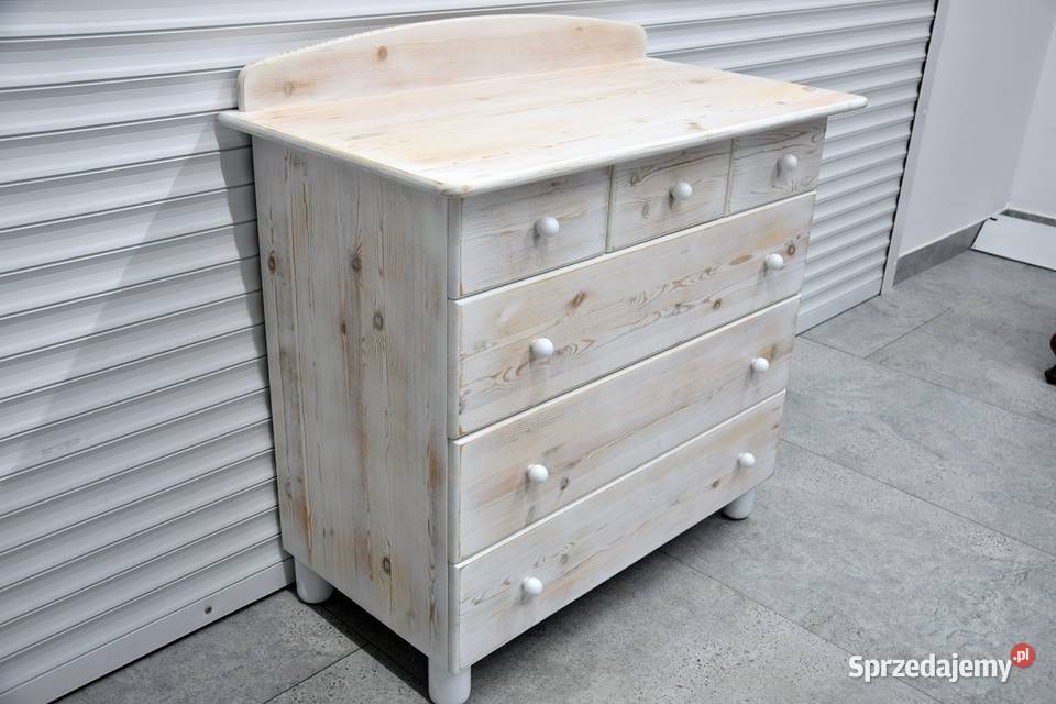komoda z szufladami z drewna sosnowego nowa Olsztyn