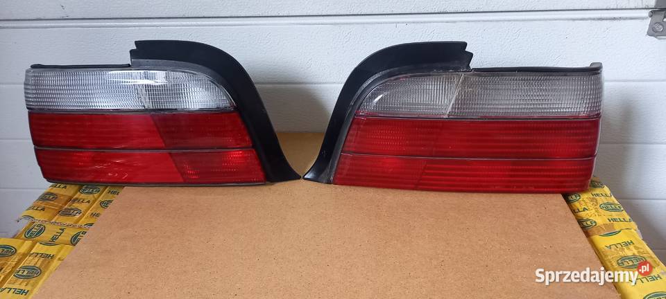 BMW e36 coupe cabrio lampa tył lampy z białym Lampy tylne