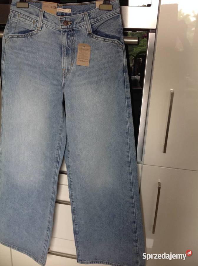 Spodnie Jeans Damskie Levis 94 Baggy Wide Leg Nowa Sól