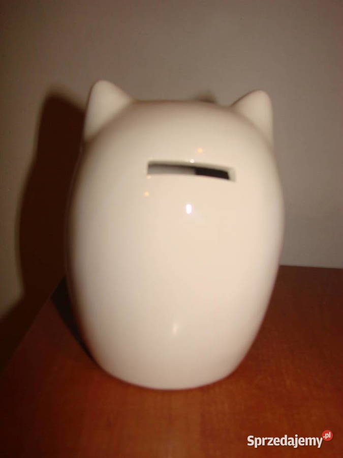 Kot ceramiczna skarbonka Pruszcz Gdański