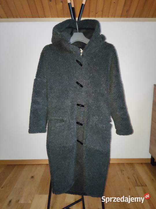 Płaszcz damski wełniany zimowy 100 wełna SM