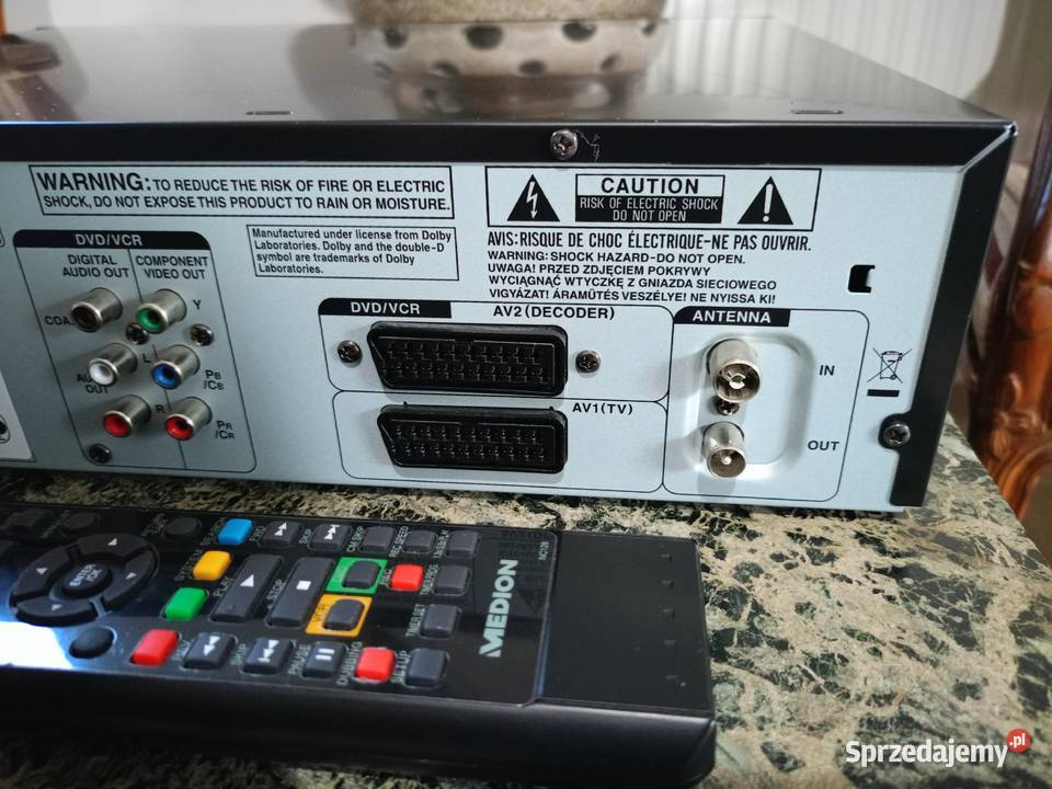 Nagrywarka DVD VHS Combo MEDION MD 83425 Magnetowidy Drawski Młyn