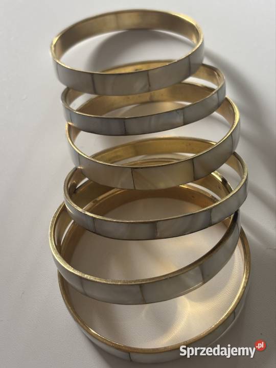 Bransoletki mosiądz z macicą perłową Bydgoszcz