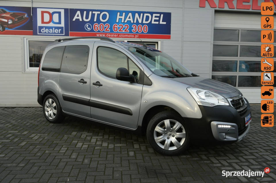 Peugeot Partner Tepee 12i Gaz LPG Bezwypadkowy isofix Hrubieszów