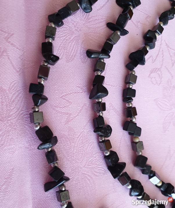 Potrójny naszyjnik z hematytu małopolskie Kraków