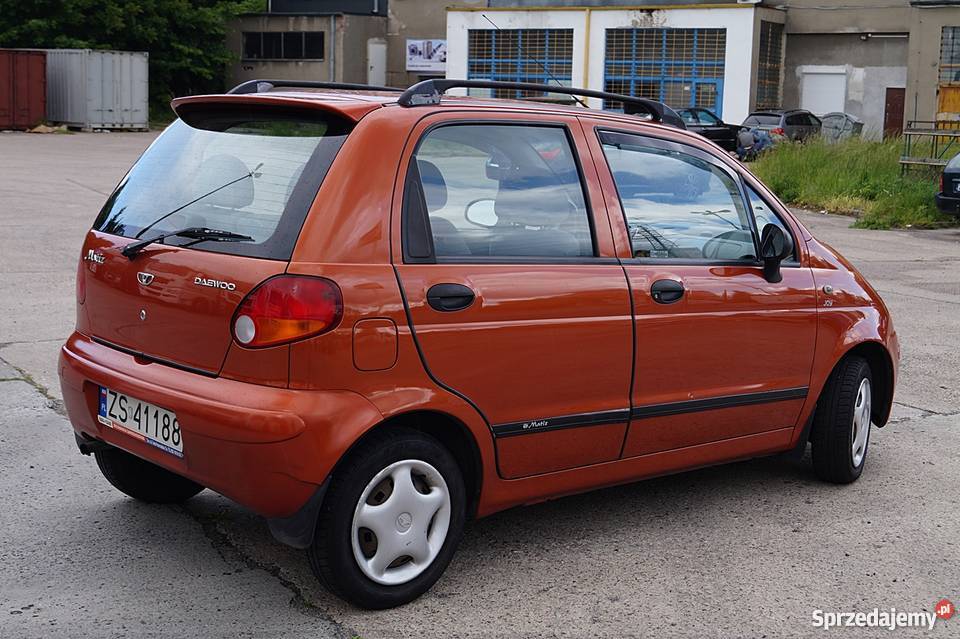 Daewoo Matiz 2001r Joy Wspomagane Elszyby 85Tkm serwisowany w ASO Szczecin