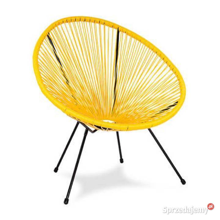Żółty fotel designerski dostępne różne kolory