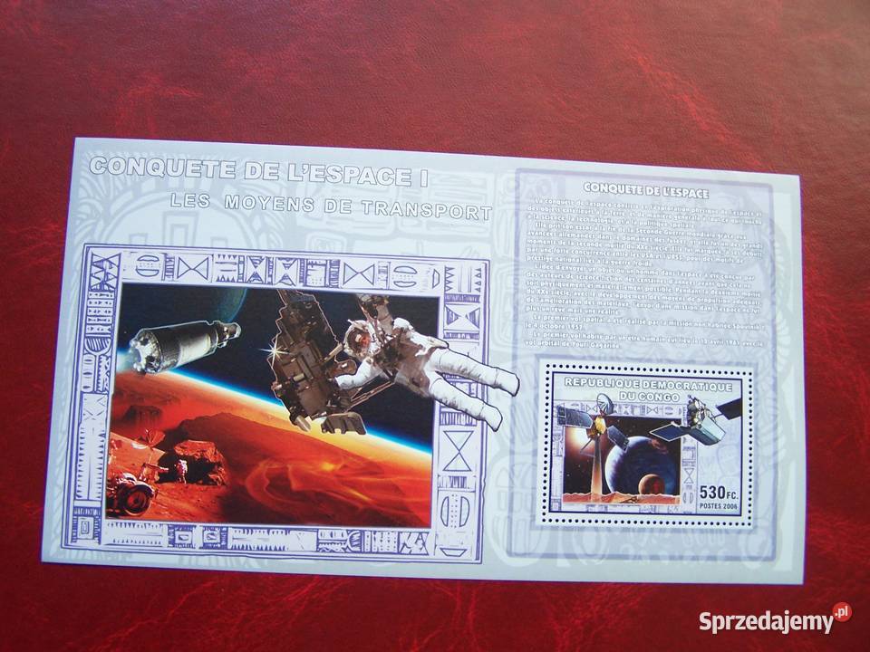 Kongo 2006 MNH Kosmos Podbój Kosmosu 1 Filatelistyka Tychy