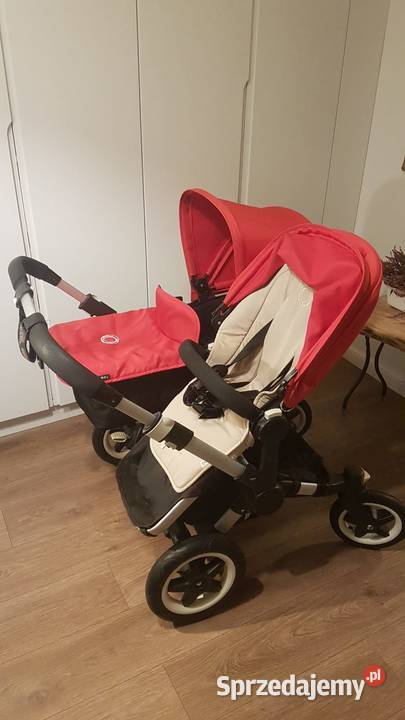Wózek Bugaboo Donkey Duo Twin bluźniąt roku czarny pomorskie Gdańsk