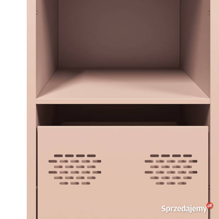 Szafka różowa 1015x39x735 stal walcowana na