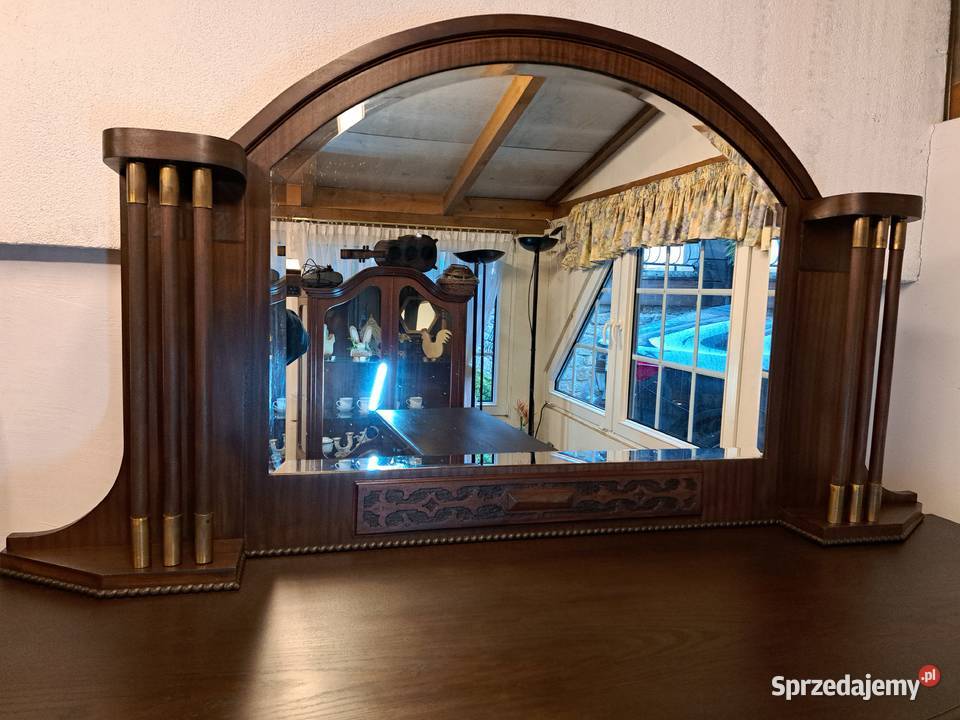 Piękny bufet z lustrem pomocnik secesja Myślibórz