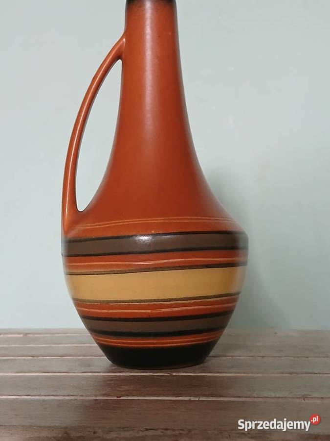 Ceramiczny wazon z lat 70 tych Kraków