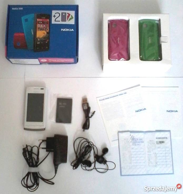 NOKIA 500 BIAŁA BEZ SIMLOCKA ZESTAW GWARANCJA Radio Strzegom sprzedam