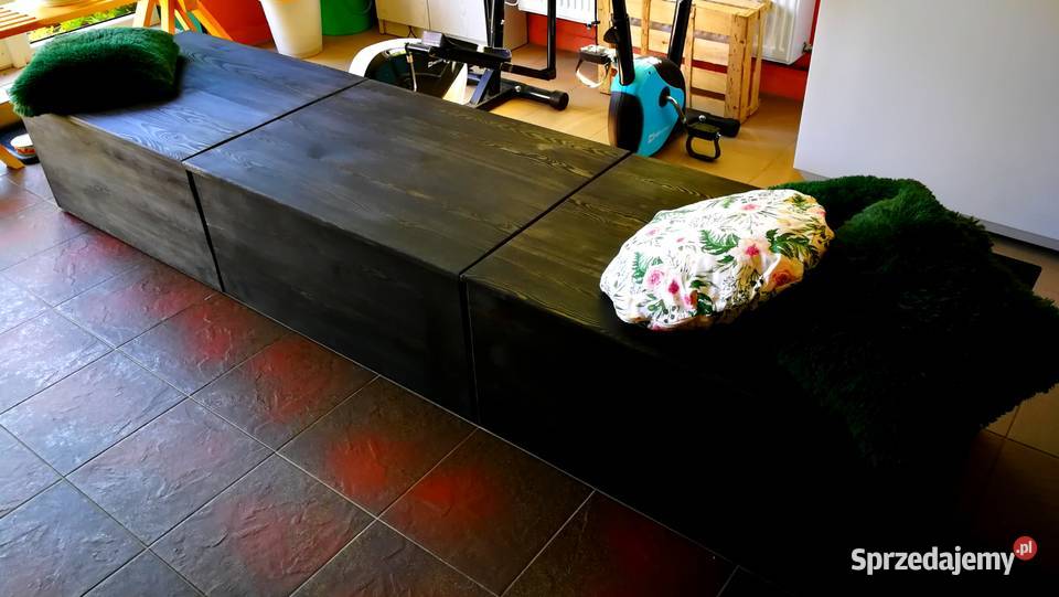 Skrzynia stolik kawowy pufa siedzisko kufer Radków