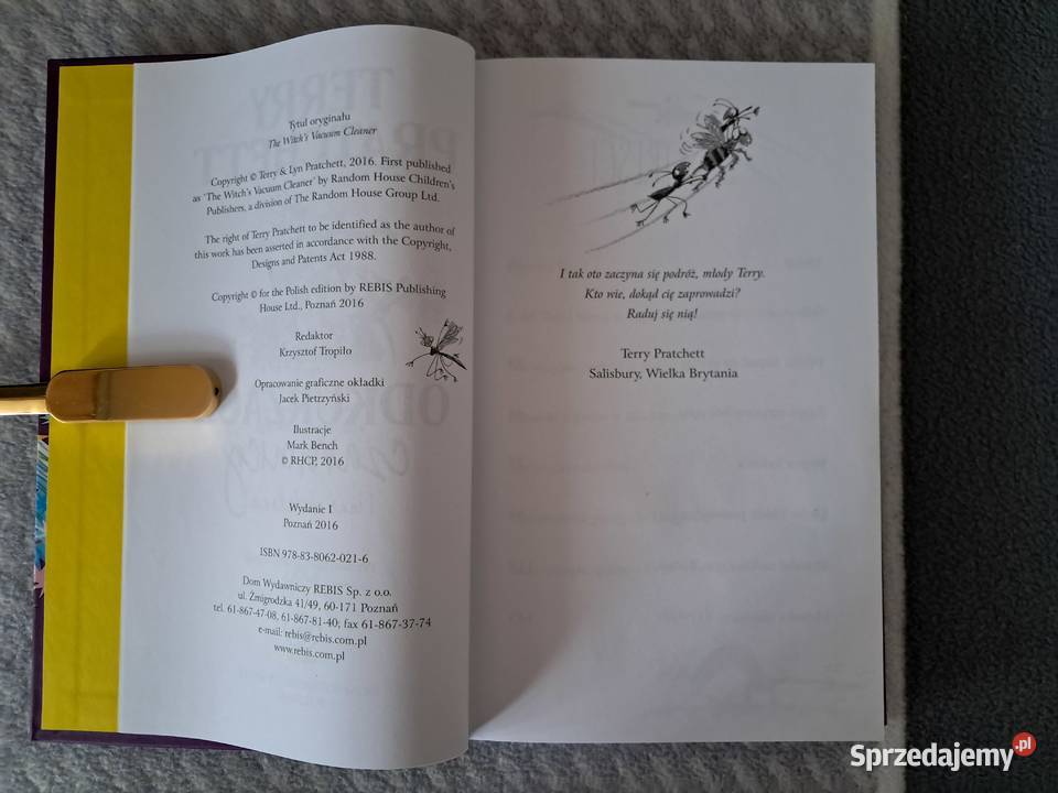 Książka Odkurzacz czarownicy T Pratchett do twarda Kraków