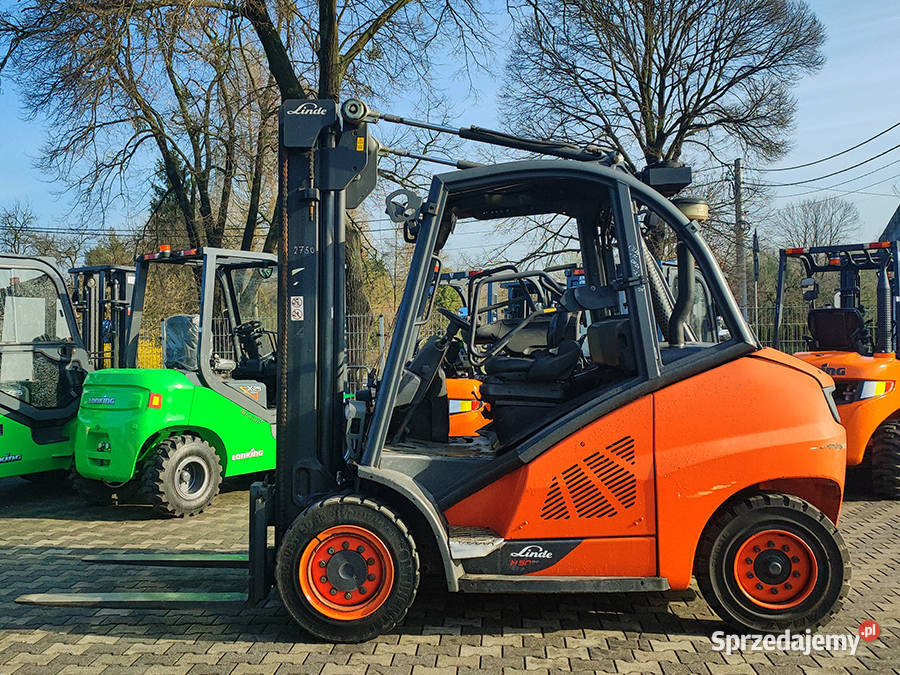 wózek widłowy Linde H50D02 diesel 5 t duplex 37 Motoryzacja małopolskie Kęty
