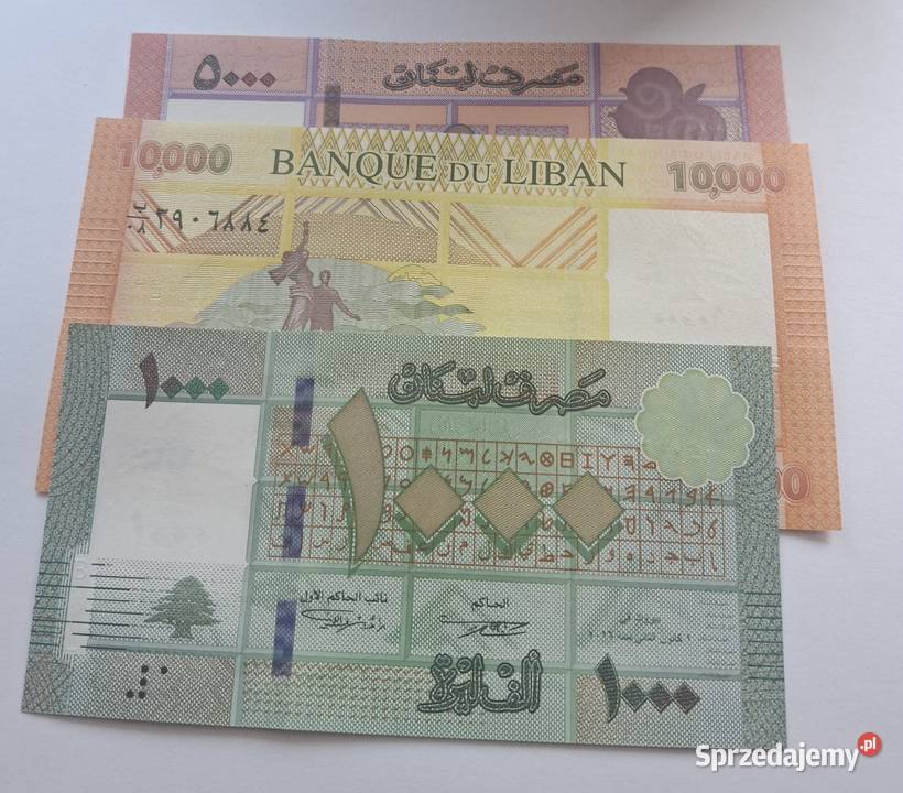 LIBAN3 BANKNOTYKAŻDY INNYCAŁEŁADNE Legionowo