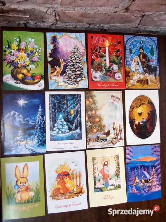 Pocztówki karty pocztowe Świąteczne i inne Łódź