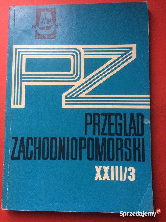 3190 Przegląd Zachodniopomorski Rocznik XXIII Szczecin sprzedam