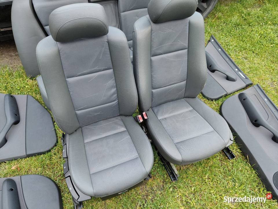 Bmw e46 sedan fotele pół skóry grzane Europa Aleksandrów Łódzki
