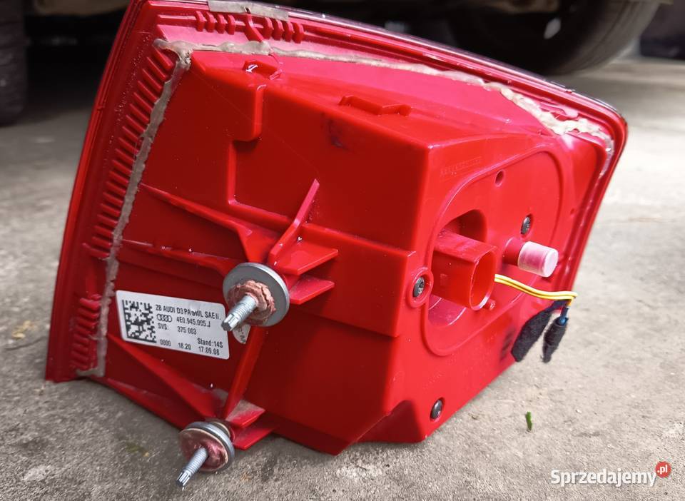 Lampy tył narożne USA Audi A8 S8 D3 4E0945095J Oświetlenie Lubaczów