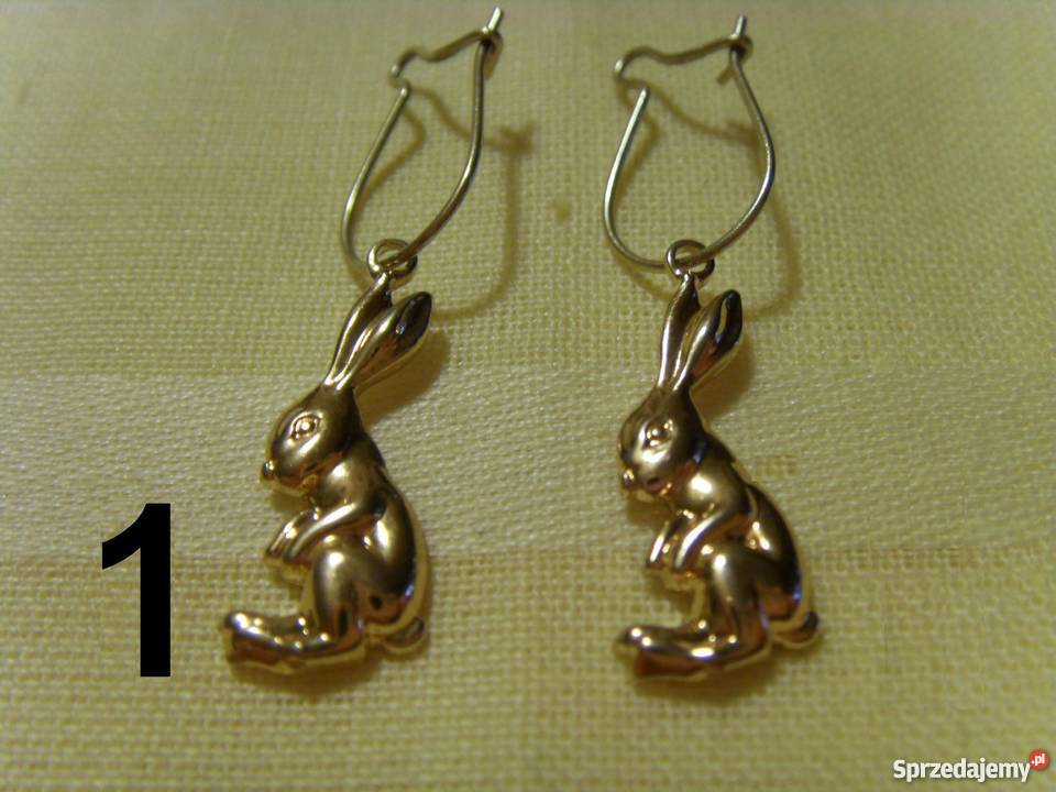 KOLCZYKI HYPOALERGICZNE RÓŻNE KSZTAŁTY I KOLORY pozłacane Kolczyki