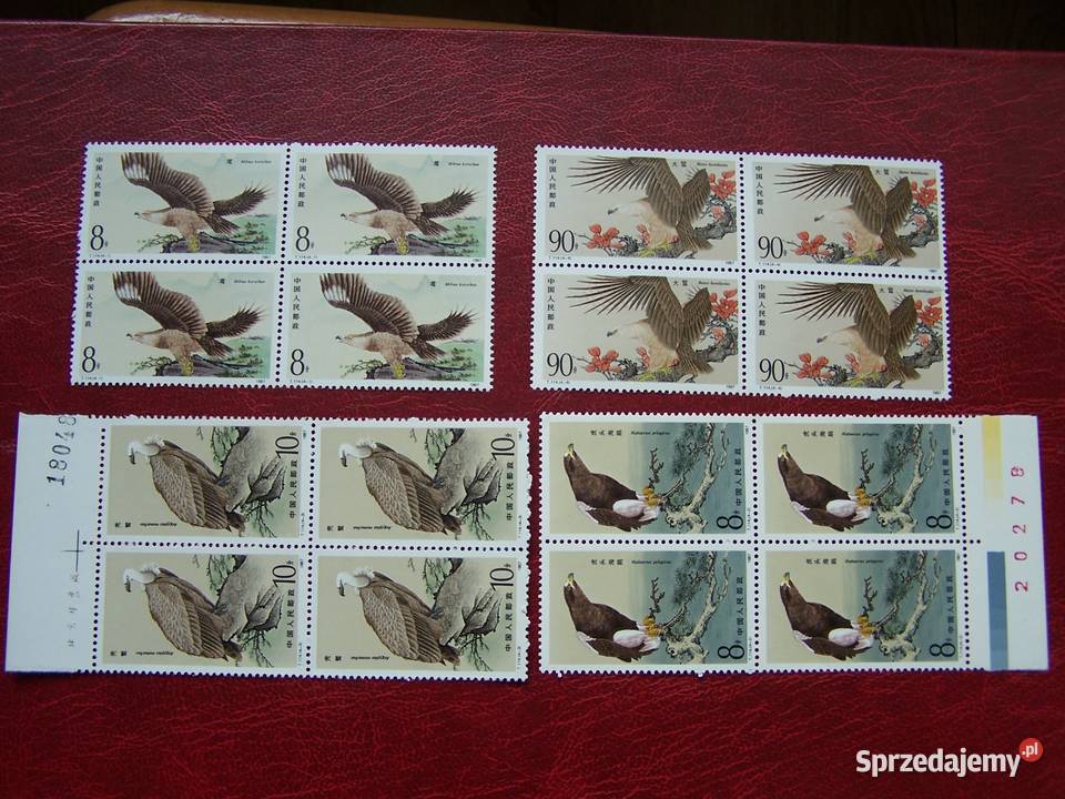 Chiny 1987 Mi 210508 MNH Fauna Ptaki Drapieżne Filatelistyka sprzedam