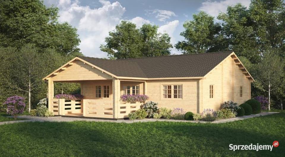 dom drewniany z bali KALIFORNIA