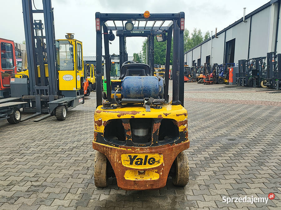 Wózek widłowy Yale GLP25VX 25 t duplex 329 m LPG gaz Kęty