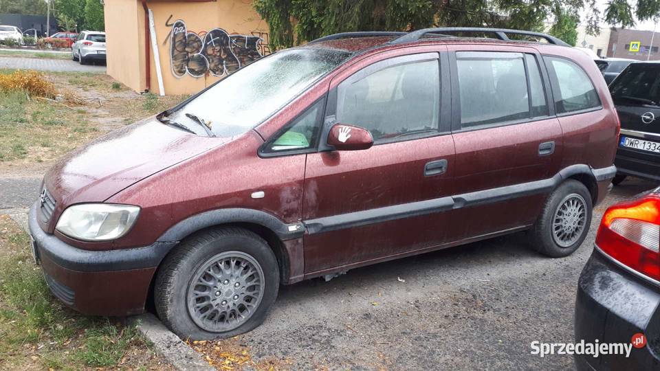 Syndyk sprzeda samochód osobowy Opel Zafira mazowieckie Warszawa
