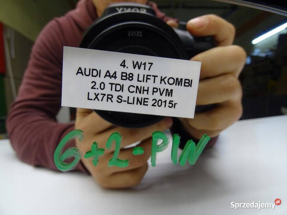 LUSTERKO PRAWE PRAWY PRZÓD PRZEDNIE AUDI A4 B8