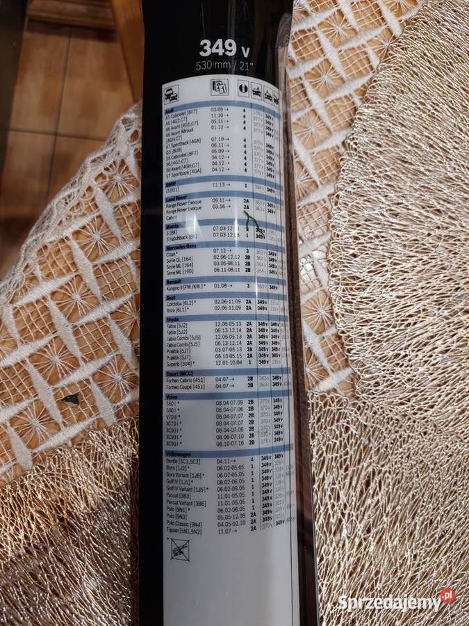 wycieraczka Bosch Clearview 349v 530mm Pozostałe