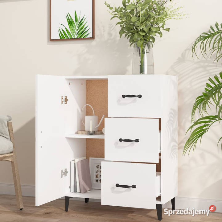 Szafka biała 695x34x90 materiał drewnopochodny
