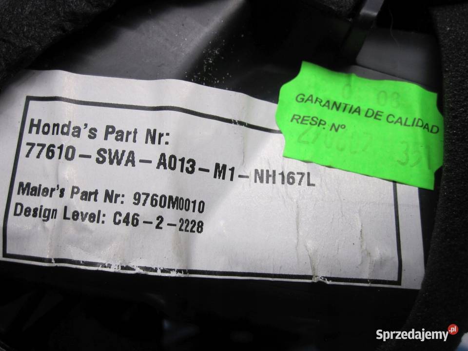 HONDA CRV III 08r kratki nawiewu 77610SWAA013M1 osobowe Kielce