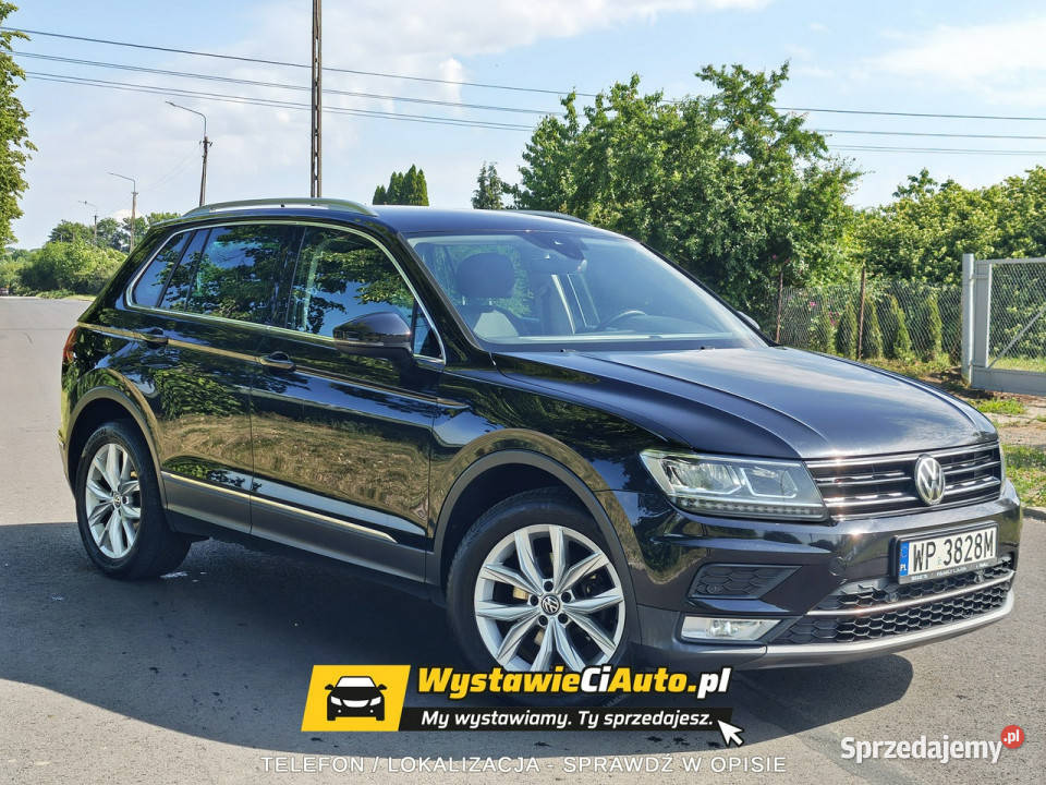 Volkswagen Tiguan 4Motion 20 TDI DSG Telefon garażowany Włocławek sprzedam